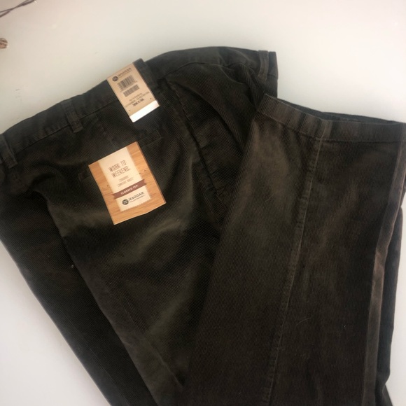 MENS CORDUROY BROWN PANTS SZ. 38W X 30L NWT - Picture 5 of 14